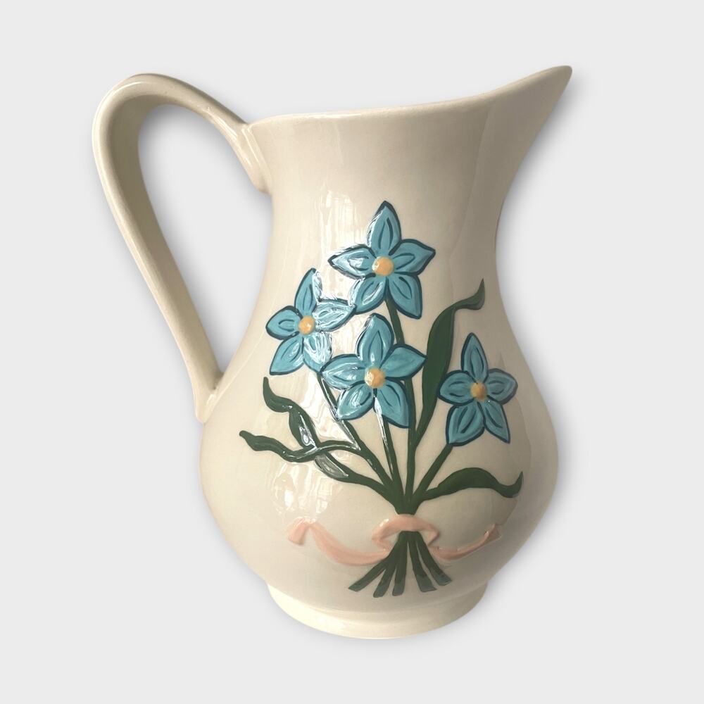 Vintage Hobbyist Ceramic Small Pitcher | 1980 | EUC